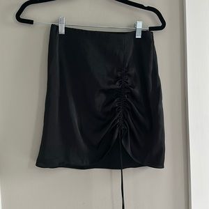 Wilfred (Aritzia) black silk skirt